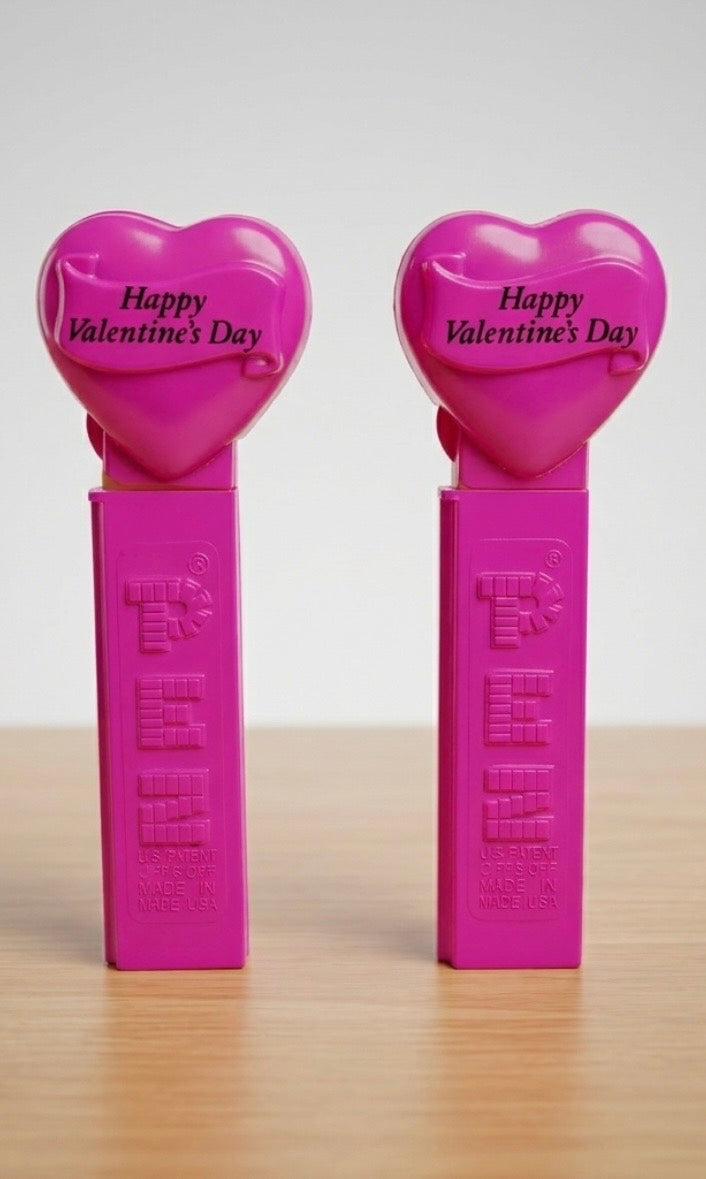 PEZ - Vintage - 1996 - "Happy Valentine's Day" - Dispenser - Heart
