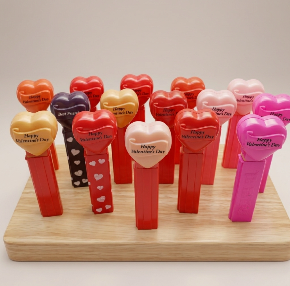 PEZ - Vintage - 1996 - "Happy Valentine's Day" - Dispenser - Heart