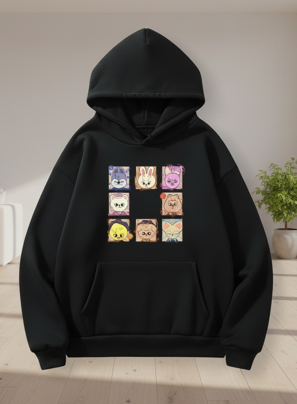 Hoodie - Pullover - SKZOO Character Stray Kids - Kid's Size