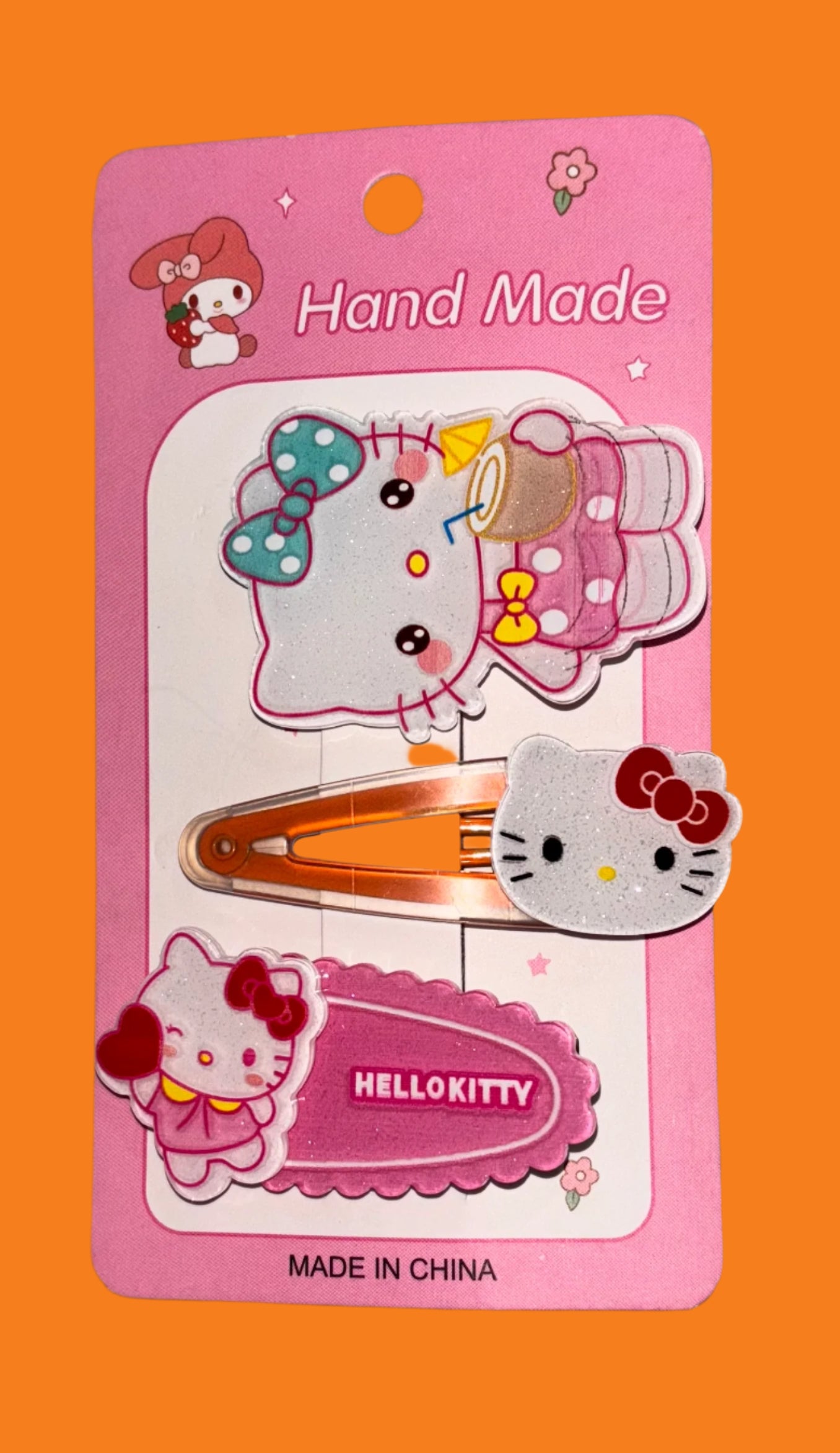 Hair Clips - Sanrio - Hello Kitty - Set of 3