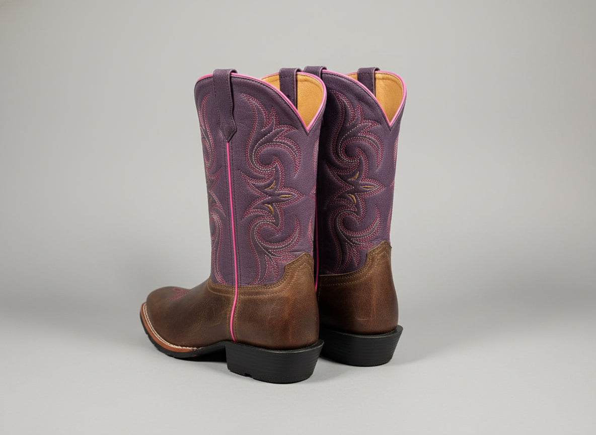 Dan Post Majesty Leather Western Boots - Size 4 D