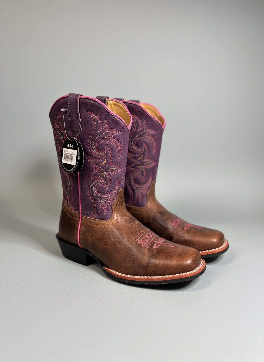 Dan Post Majesty Leather Western Boots - Size 4 D