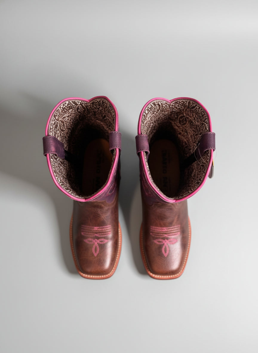 Dan Post Majesty Leather Western Boots - Size 4 D