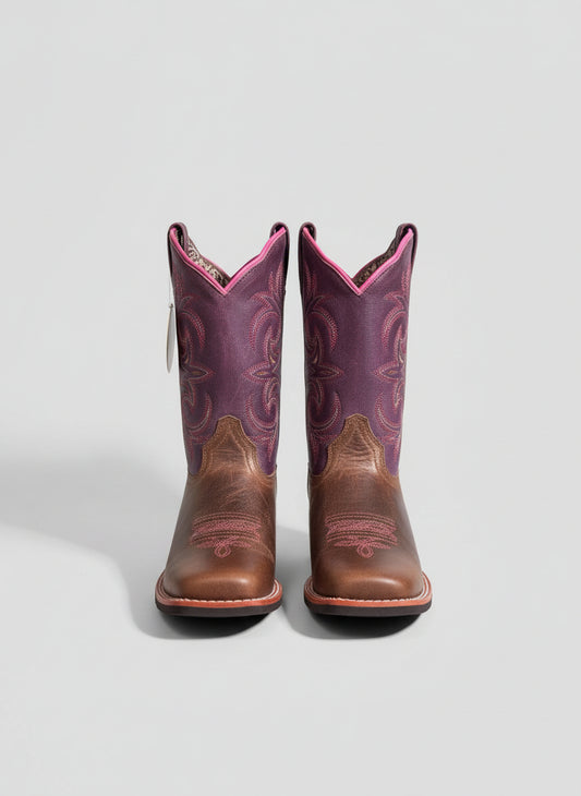 Dan Post Majesty Leather Western Boots - Size 4 D