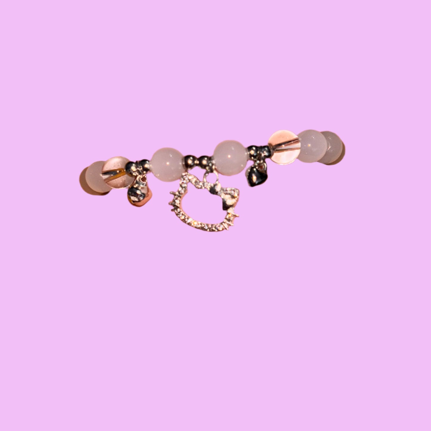 Bracelet - Hello Kitty - White Beaded