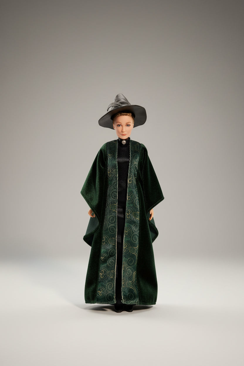 Action Figure - Hogwarts - by Mattel -  Harry Potter - Professor Minerva McGonagall