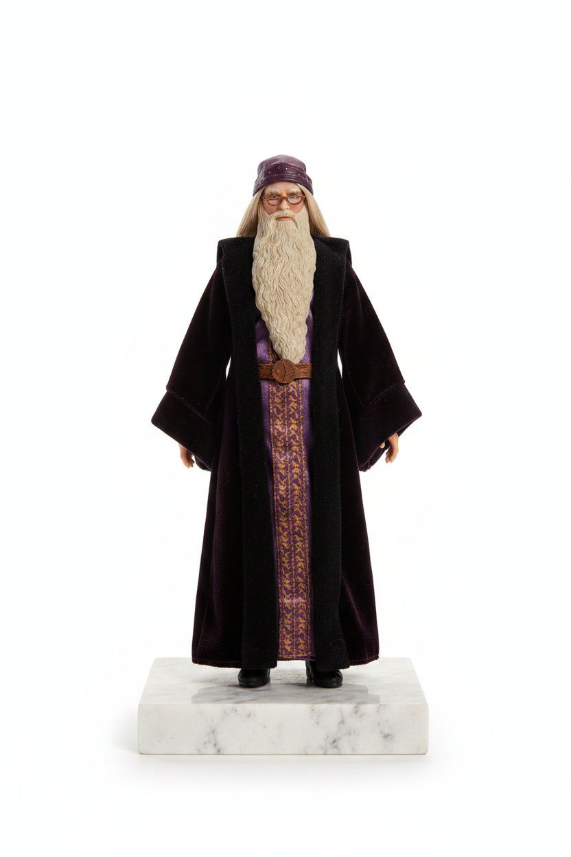 Action Figure - Hogwarts - by Mattel -  Harry Potter - Albus Dumbledore