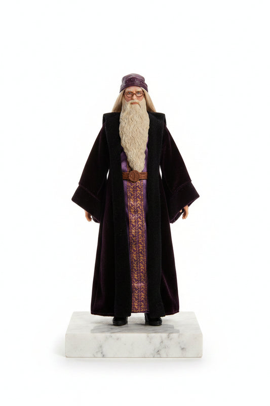 Action Figure - Hogwarts - by Mattel -  Harry Potter - Albus Dumbledore