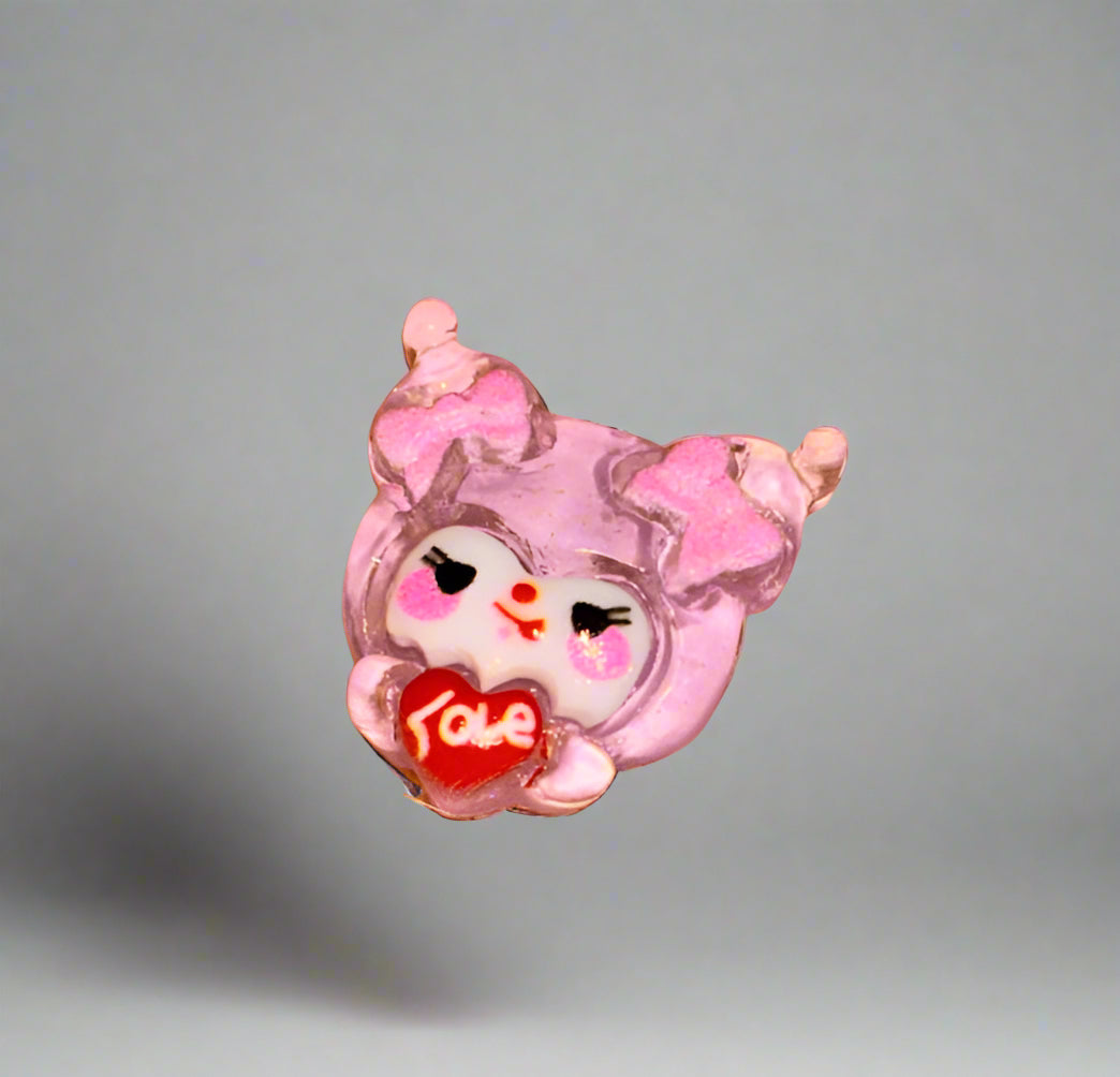 Children's Rings - Sanrio - Set of 3 - Pompompurin, Kuromi and Keroppi