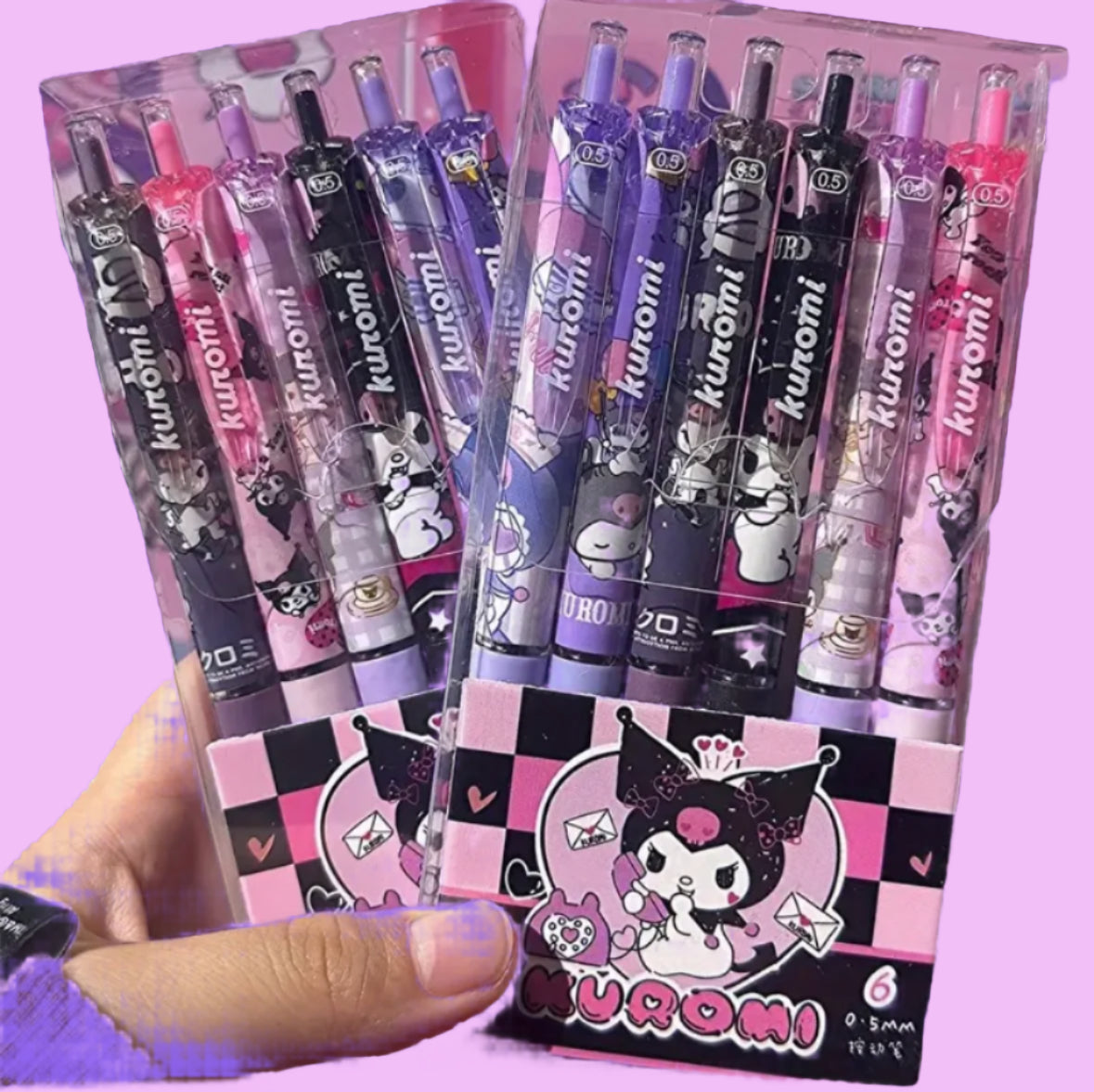 Pens - Set of 6 - Kumori  0-5mm