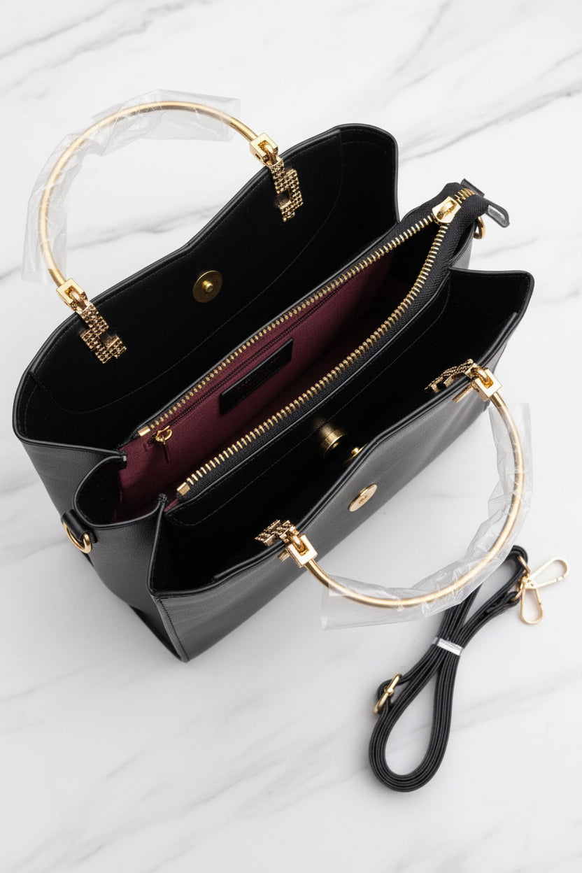 Handbag - Harry Potter - PU Leather with Gold Tone Charm