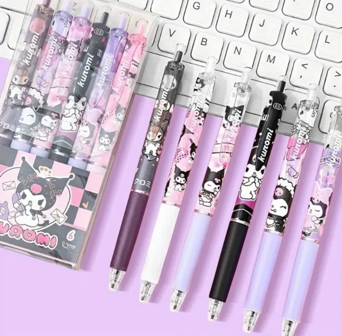 Pens - Set of 6 - Kumori  0-5mm
