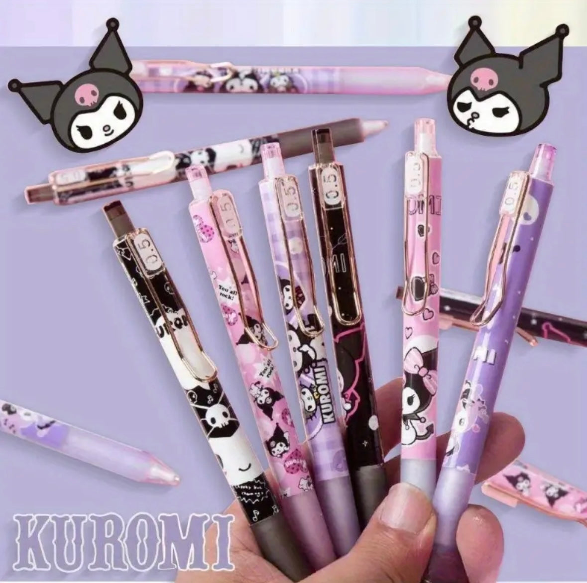 Pens - Set of 6 - Kumori  0-5mm