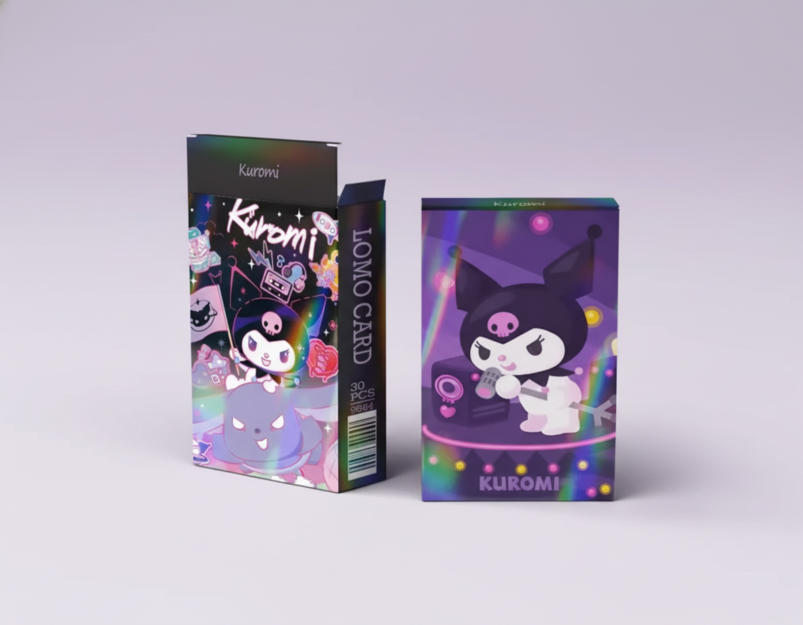 Kuromi - Holographic LOMO Trading Cards Set