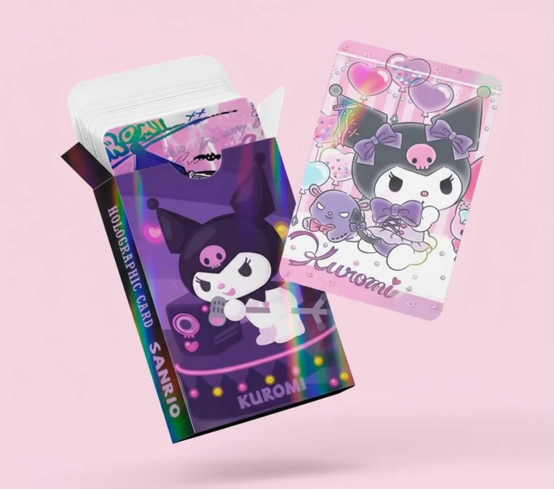 Kuromi - Holographic LOMO Trading Cards Set