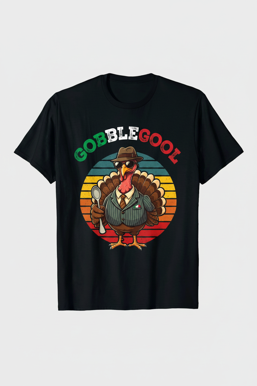 T-Shirt - "GobbleGool" Thanksgiving - Size Large