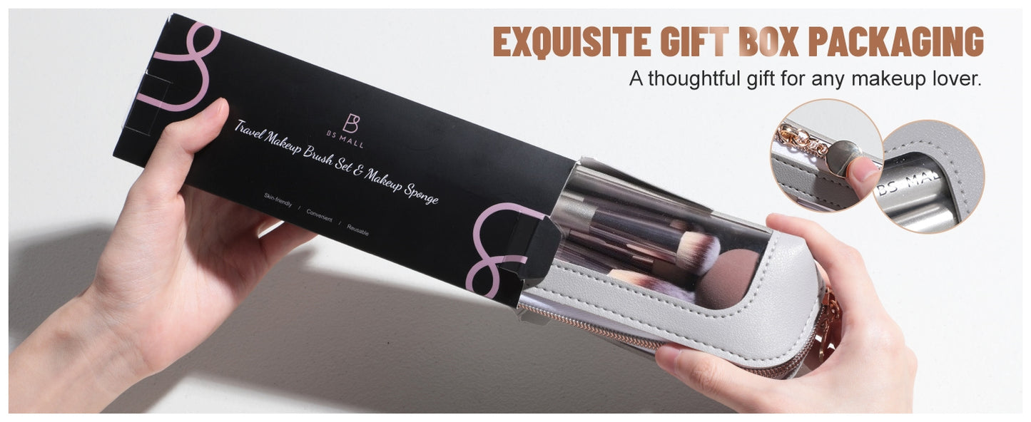 Makeup Brush Set - Travel - BS Mall