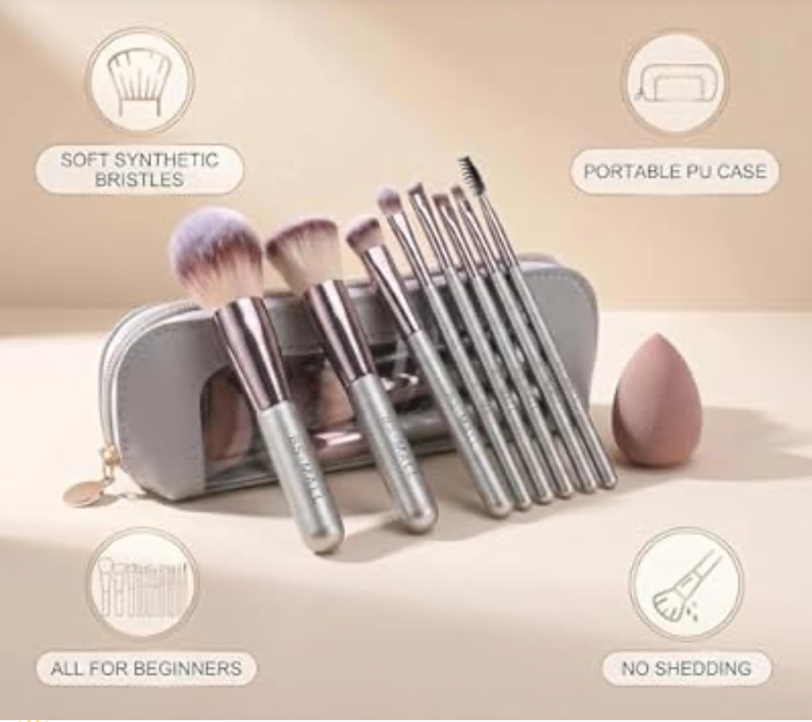 Makeup Brush Set - Travel - BS Mall