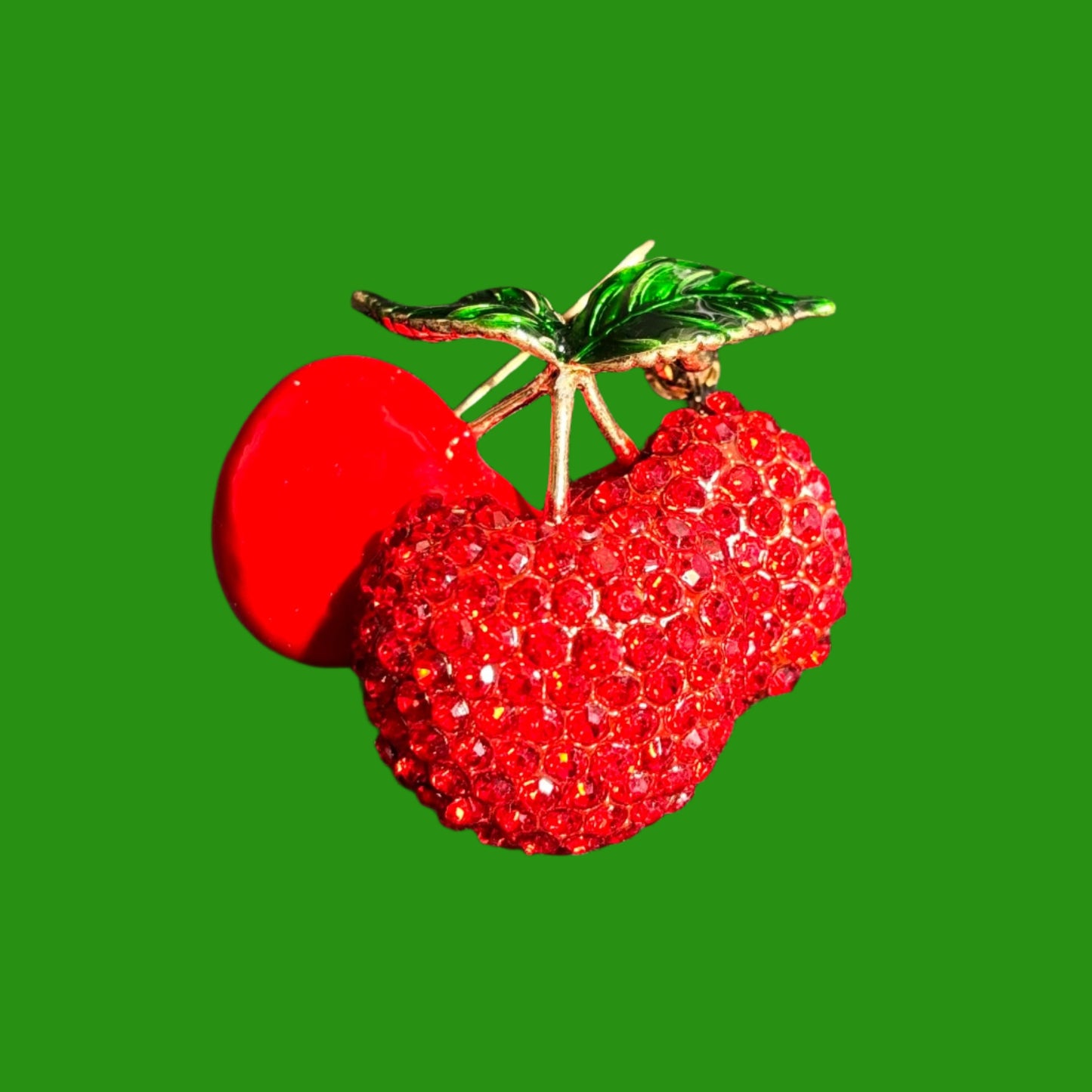 Brooch - Triple Cherries