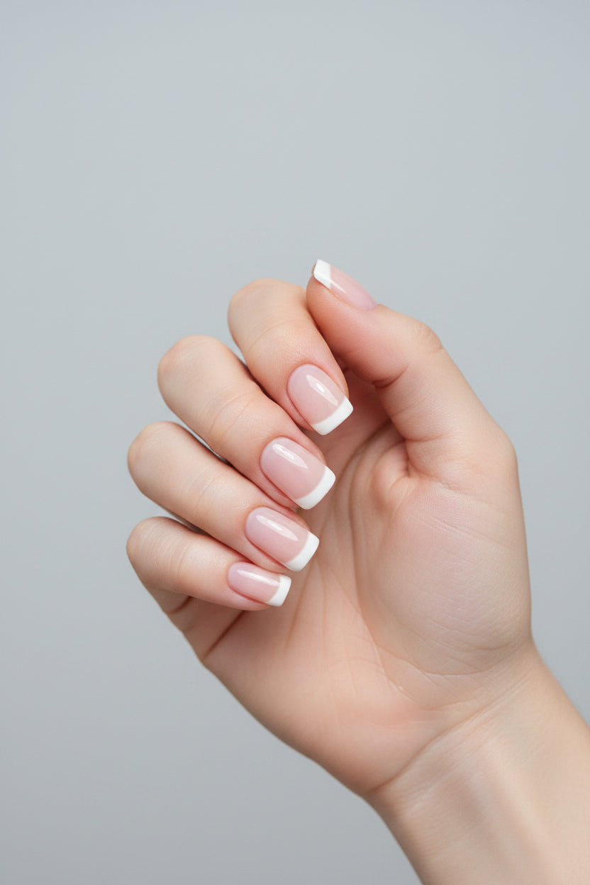 Press on Nails - French Tip - #1003 - incl. FREE Mystery Bracelet