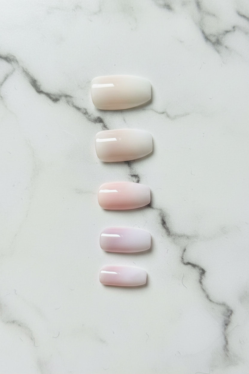 Press on Nails - Nude - Oval Shaped - #1004 - incl. FREE Mystery Bracelet
