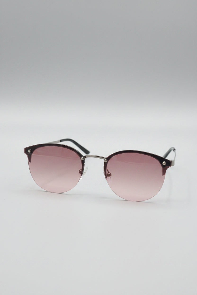 Sunglasses - Retro Browline "Clubmaster" Style