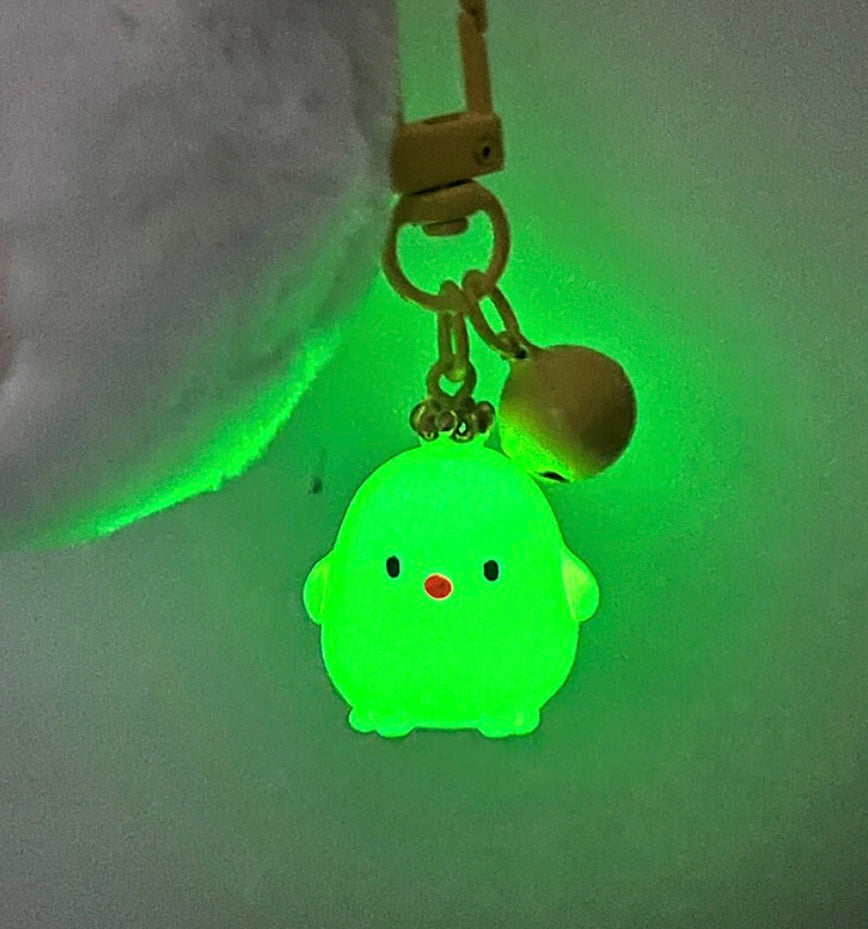 Keychain - Glow in the Dark Chick (Purse Charm)