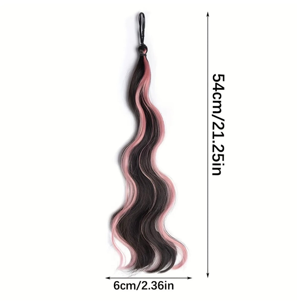 Ponytail Wig - Synthetic Hair - Self Winding Bun / Ponytail