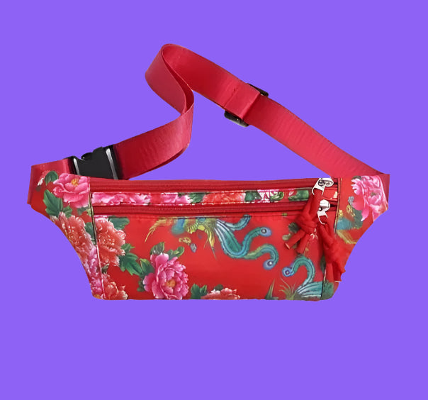 Belt Bag - Red Floral