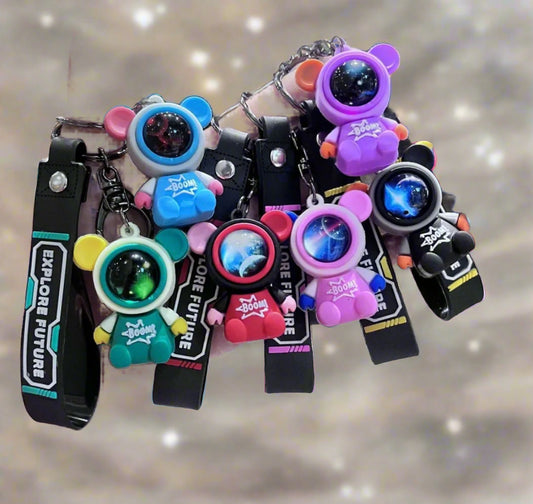 Keychain - Boom Bear Astronaut