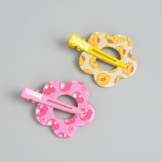 Hair Clips - Pompompurin and My Melody