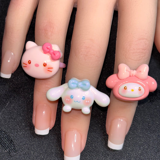 Kids Rings - Hello Kitty and Friends
