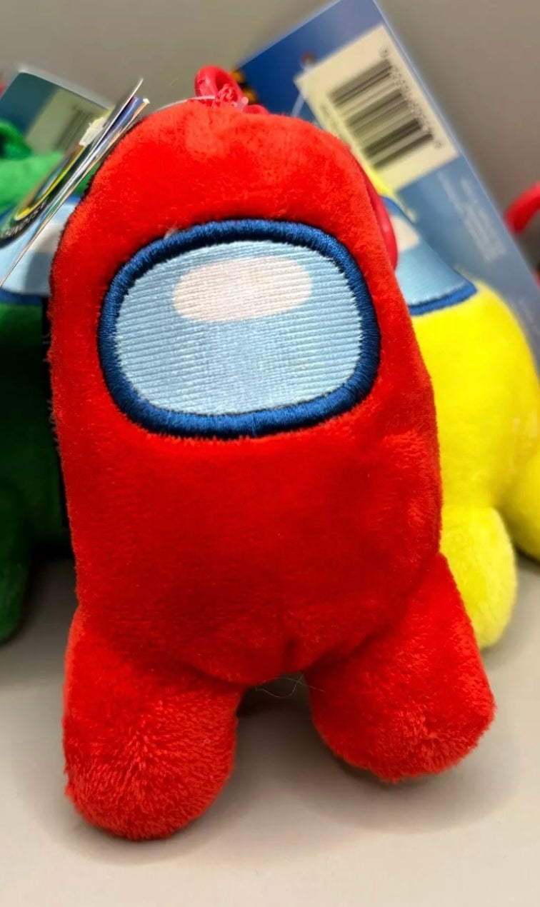 KeyChain - Among Us Plush Clip on
