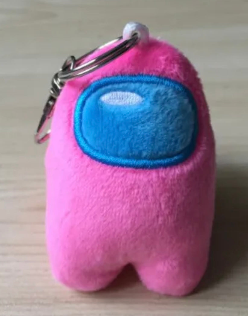 KeyChain - Among Us Plush Clip on