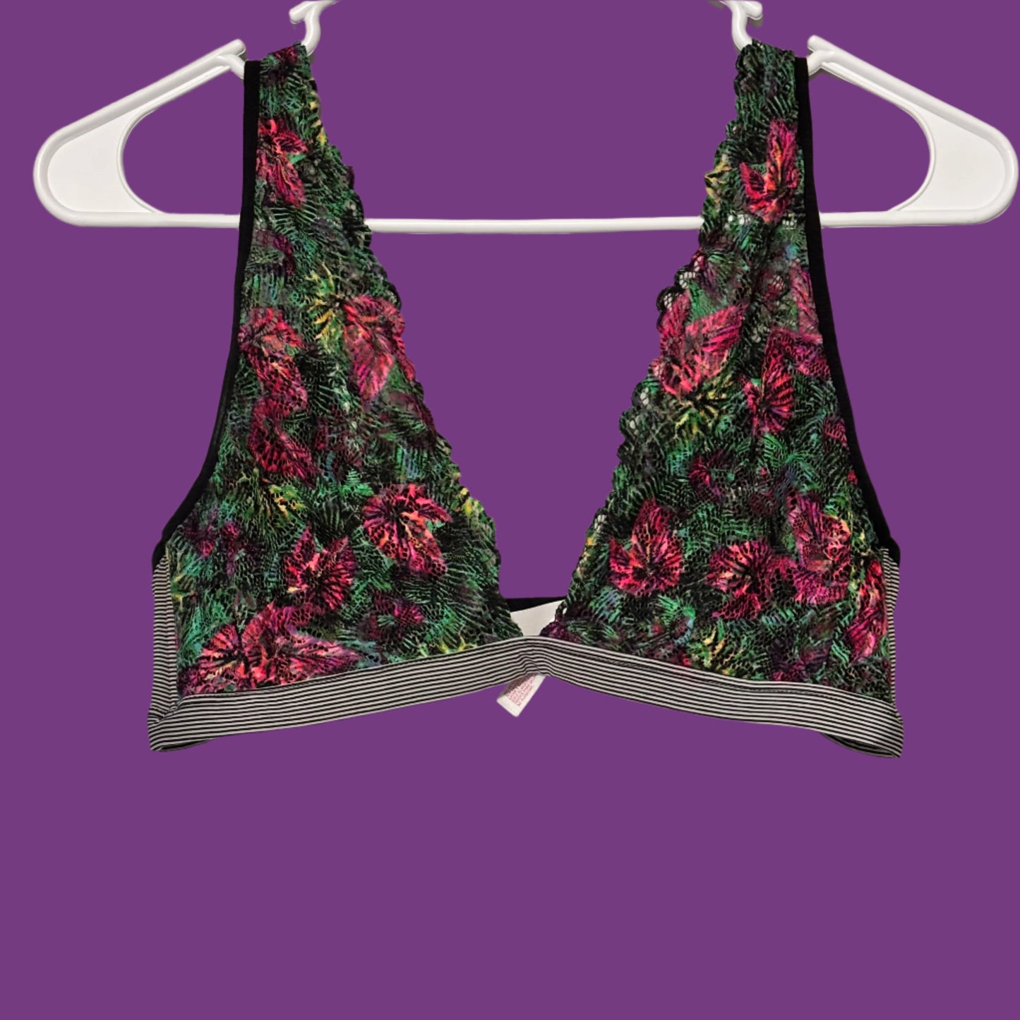 Bra - Bralette - Xhilaration - Multicolored Floral Lace