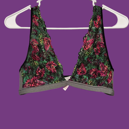 Bra - Bralette - Xhilaration - Multicolored Floral Lace