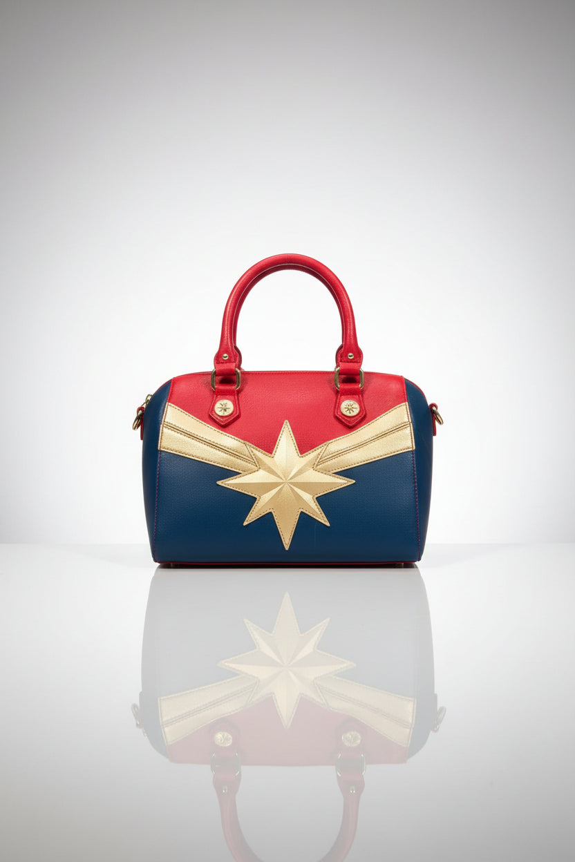 Handbag - Loungefly - Marvel - Captain Marvel Satchel Bag