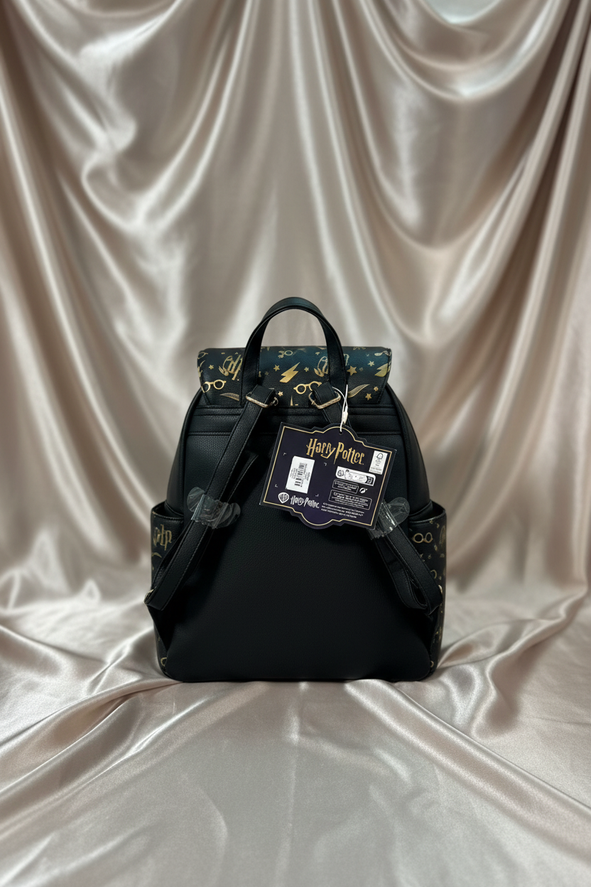Backpack Handbag - Primark - Harry Potter - with Golden Snitch Charm