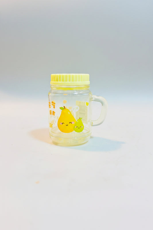 Kawaii Pencil Sharpener - Fruit Milk Tea Cup - Yellow