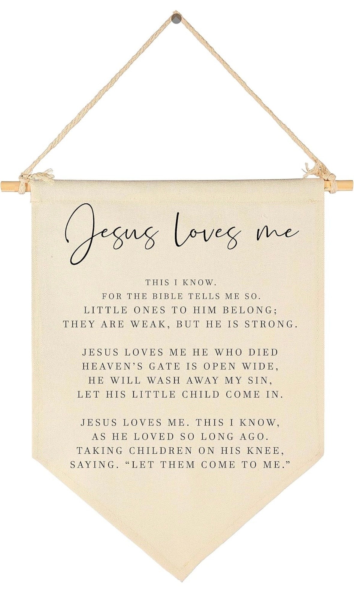 Wall Banner - Bible Verse Pendent Wall Hanging