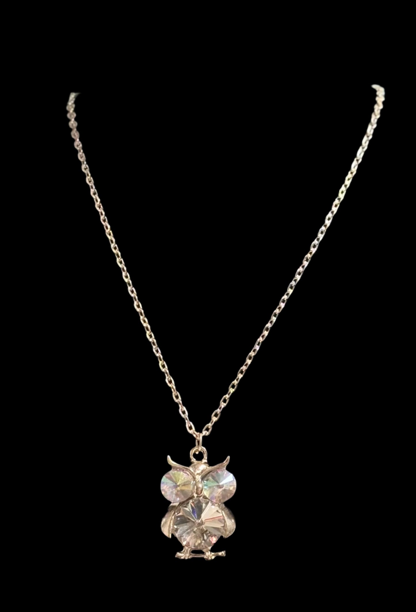 Necklace - Crystal Owl Pendant