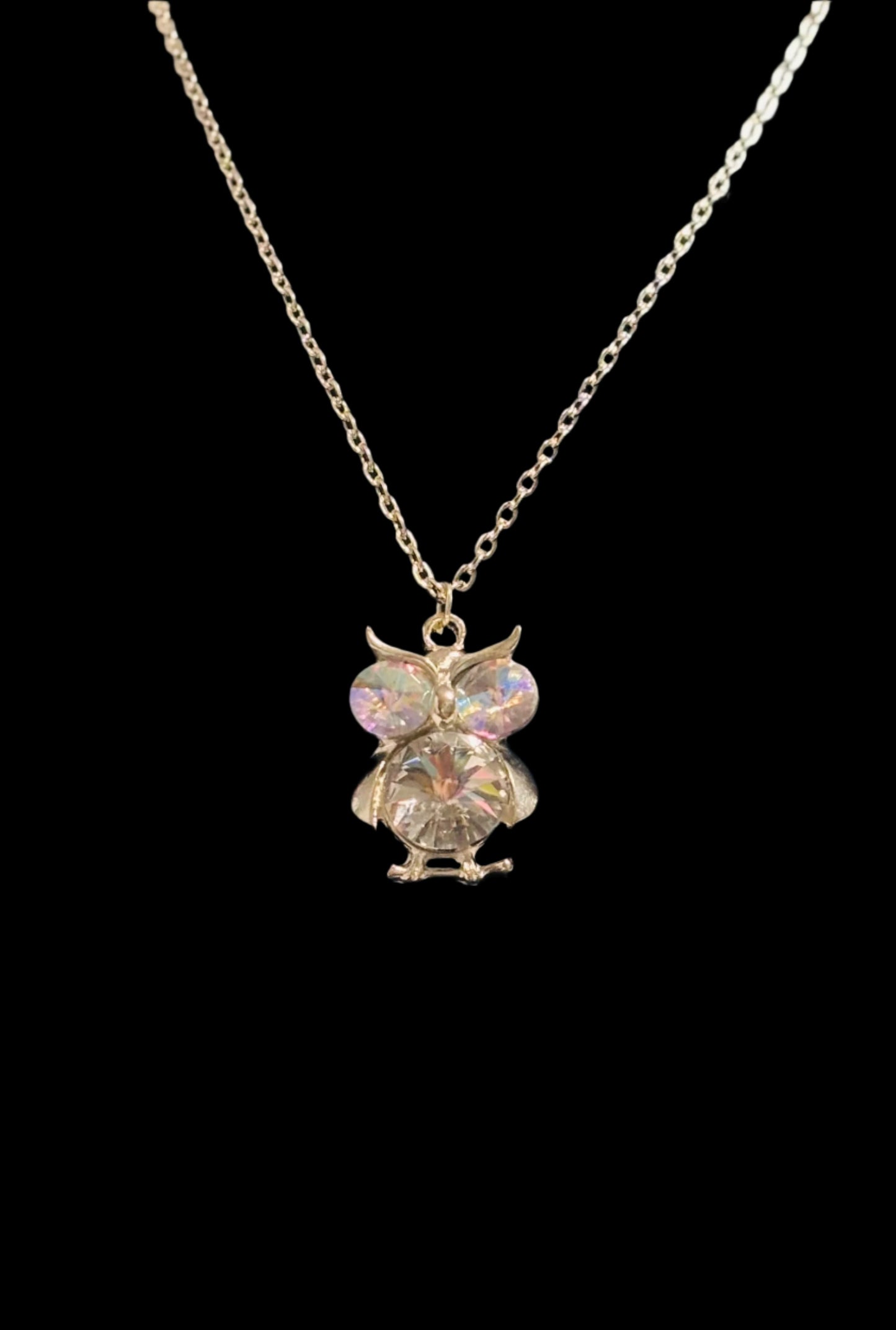 Necklace - Crystal Owl Pendant