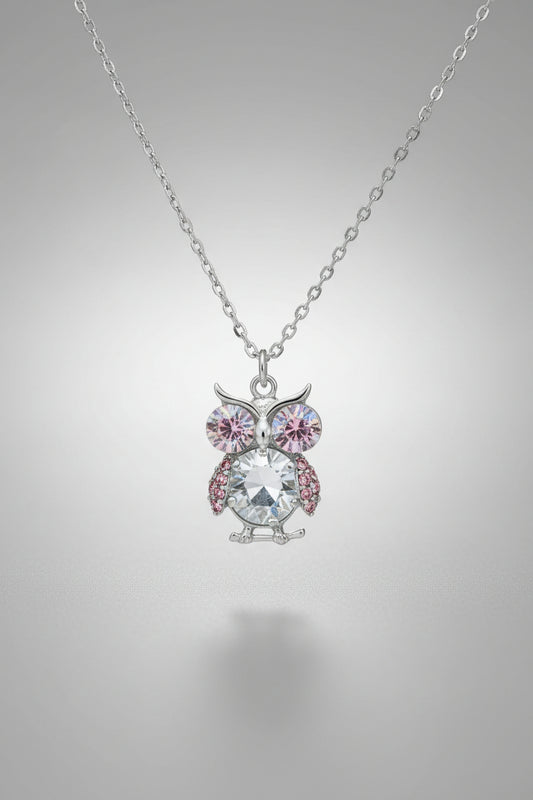 Necklace - Crystal Owl Pendant