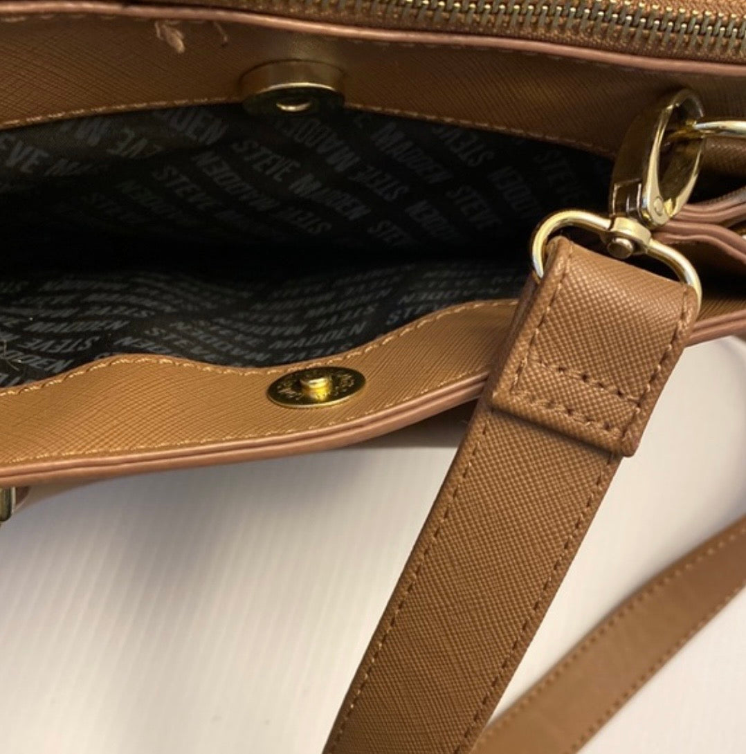 Satchel Bag - Steve Madden - B-Gloria Saddle - Purse