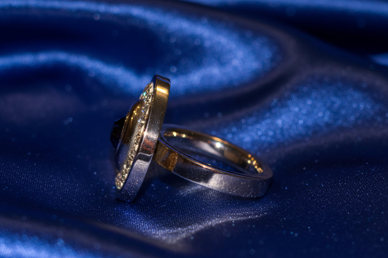 Ring - Silver Tone Statement Cocktail