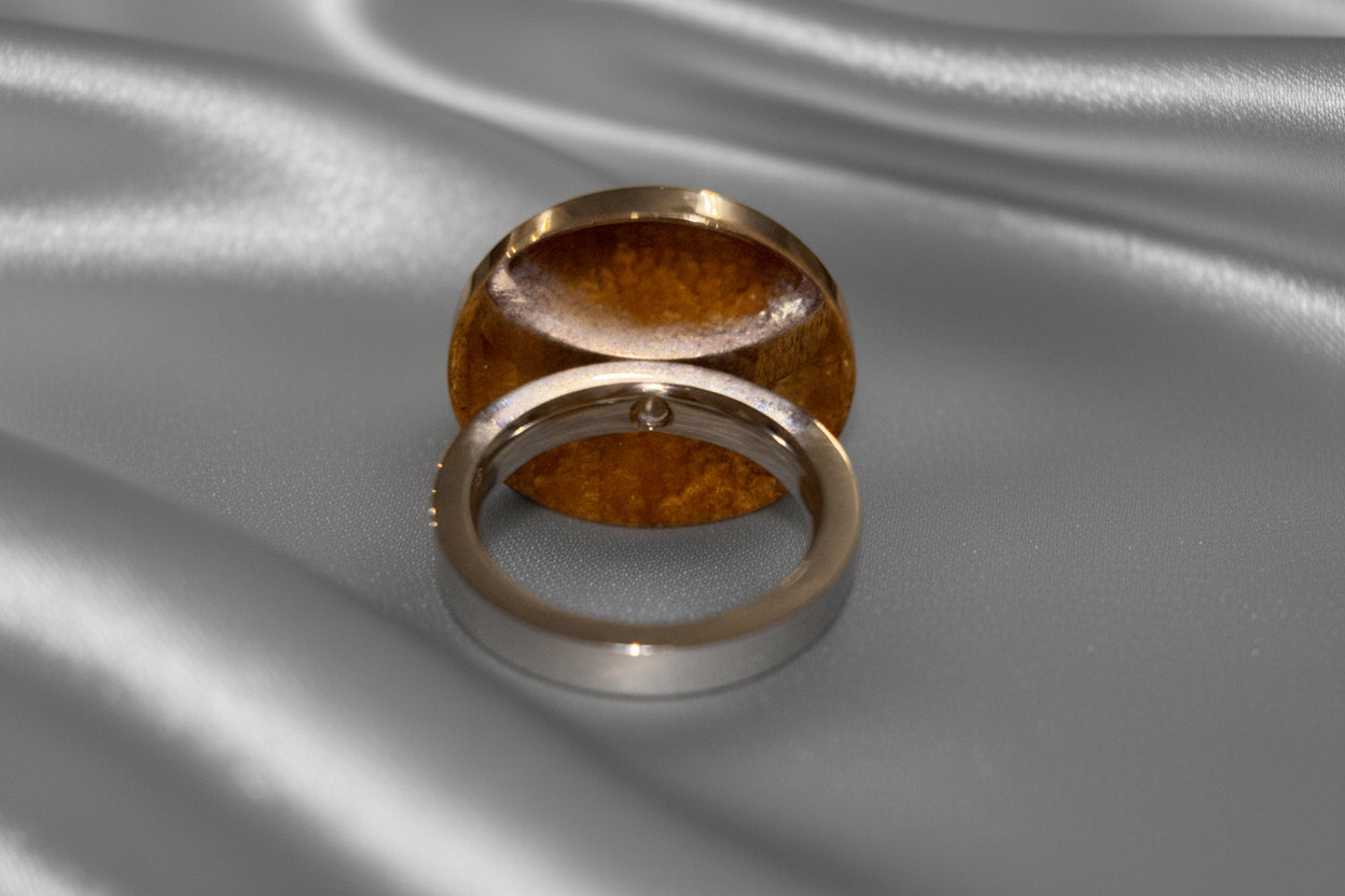 Ring - Silver Tone Statement Cocktail