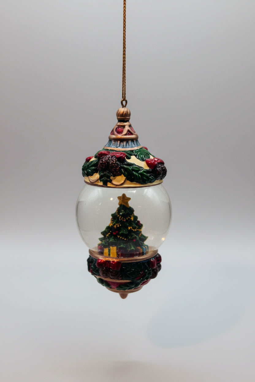 Vintage Ornament - Kirkland Signature Christmas Tree Water Globe