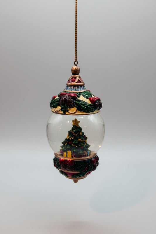Vintage Ornament - Kirkland Signature Christmas Tree Water Globe