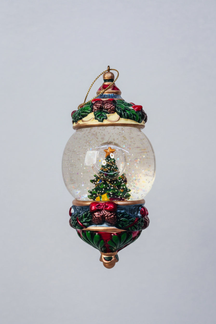 Vintage Ornament - Kirkland Signature Christmas Tree Water Globe