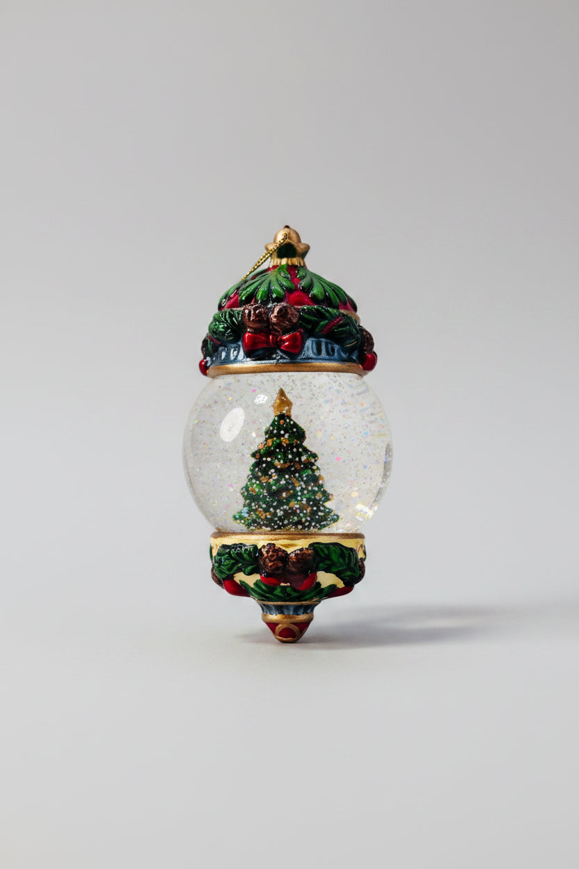 Vintage Ornament - Kirkland Signature Christmas Tree Water Globe